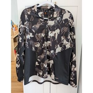 Kerrits Horse Patterned Quarter Zip Top